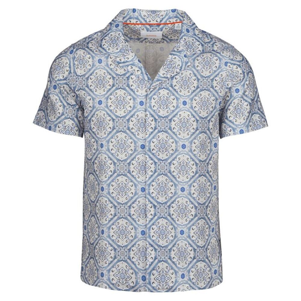 Swims Mens Supply Co.  Scylla Camp Shirt, Blue